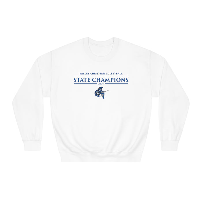 Volleyball 2024 State Champions Unisex DryBlend® Crewneck Sweatshirt (Shipping Only)