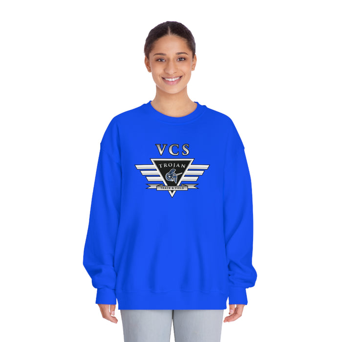 Track & Field Badge Unisex DryBlend® Crewneck Sweatshirt (Shipping Only)