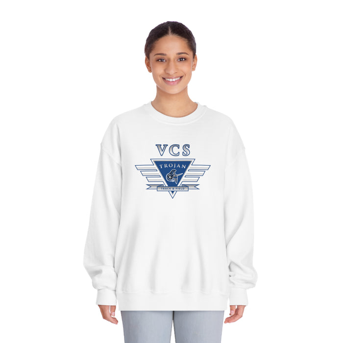 Track & Field Badge Unisex DryBlend® Crewneck Sweatshirt (Shipping Only)
