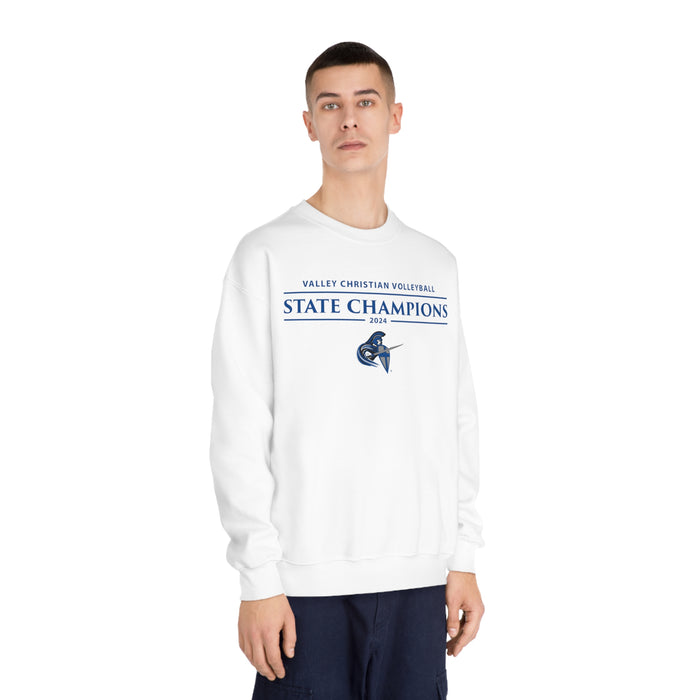 Volleyball 2024 State Champions Unisex DryBlend® Crewneck Sweatshirt (Shipping Only)