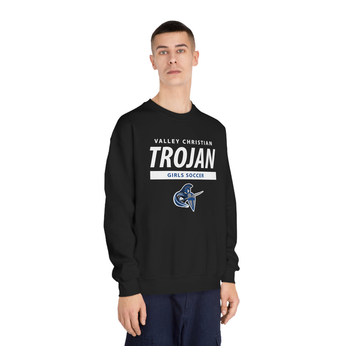 Girls Trojan Soccer Unisex DryBlend® Crewneck Sweatshirt (Shipping Only)