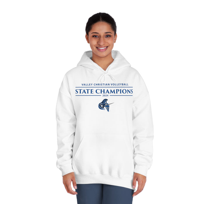 Volleyball 2024 State Champions Unisex Gildan DryBlend® Hoodie Sweatshirt (Shipping Only)