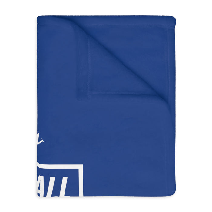 Girls Basketball Velveteen Minky Blanket (Shipping Only)