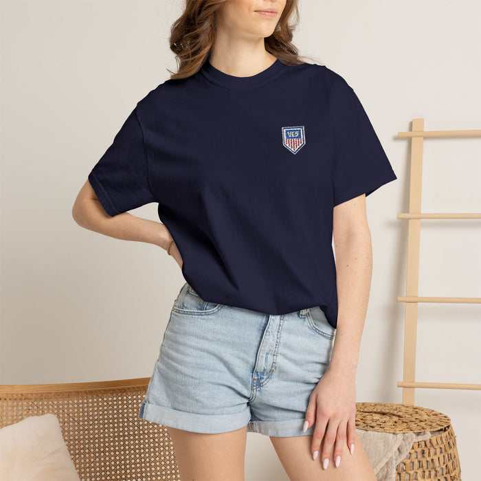 Valley USA Badge Embroidered Comfort Colors T-shirt