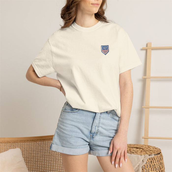 Valley USA Badge Embroidered Comfort Colors T-shirt