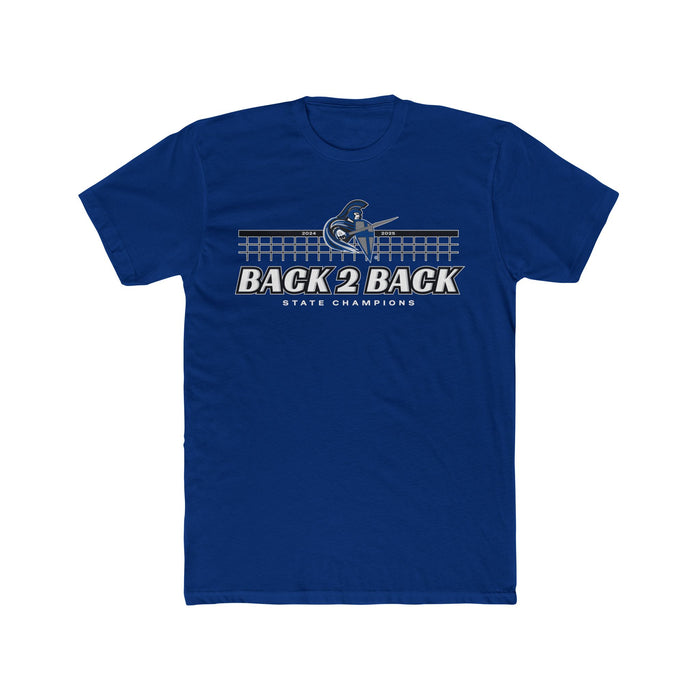 Volleyball 2025 Back 2 Back State Champions Unisex Next Level Tee (Shipping Only)