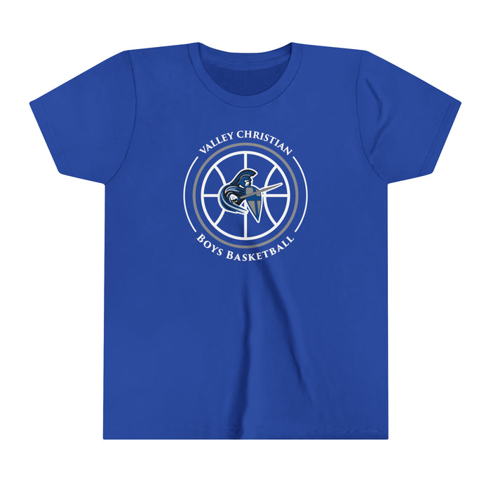Boys Basketball Youth Bella + Canvas Tee (Shipping Only)