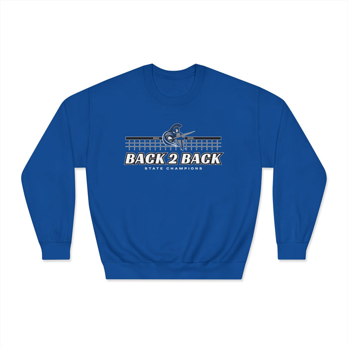 Volleyball 2025 Back 2 Back State Champions Unisex DryBlend® Crewneck Sweatshirt (Shipping Only)