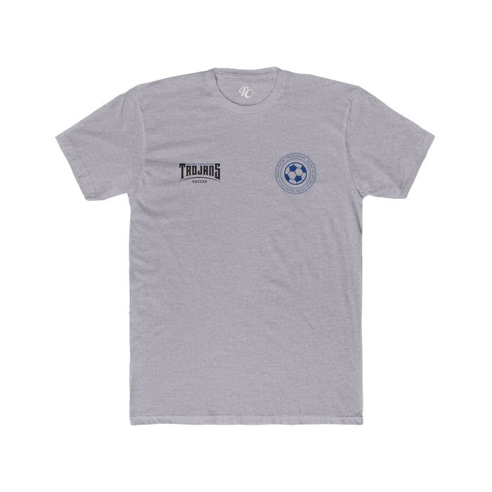 Trojan Soccer Badge Shirt Next Level Tee (Shipping Only)