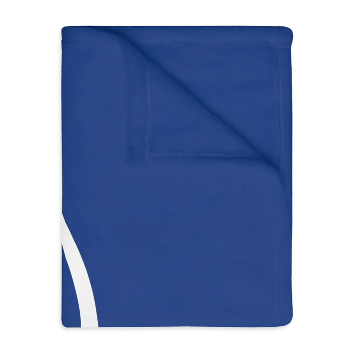 Blue Crew Velveteen Minky Blanket (Shipping Only)