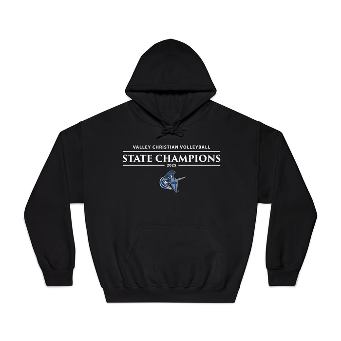Volleyball 2025 State Champions Unisex Gildan DryBlend® Hoodie Sweatshirt (Shipping Only)