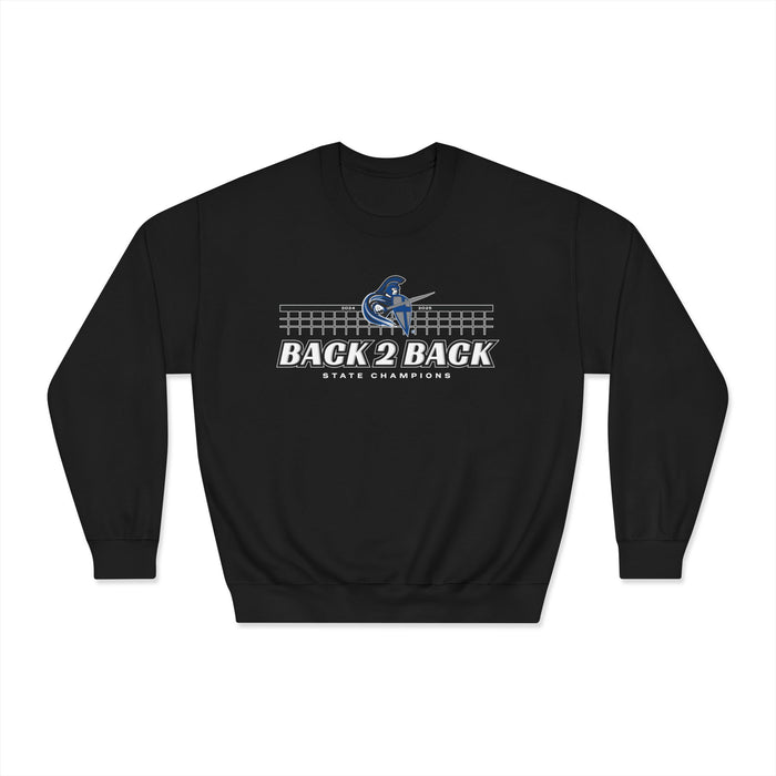 Volleyball 2025 Back 2 Back State Champions Unisex DryBlend® Crewneck Sweatshirt (Shipping Only)