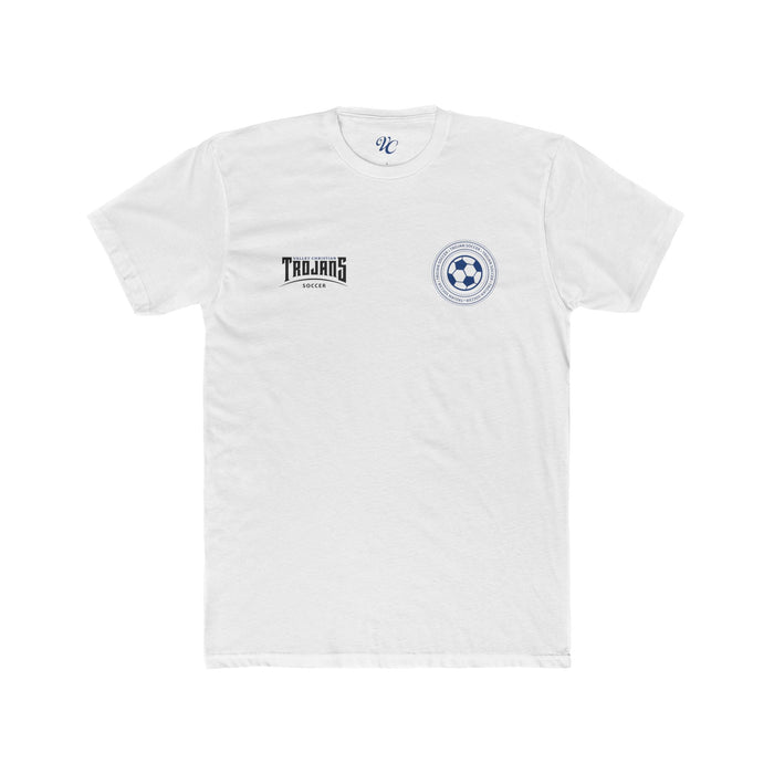 Trojan Soccer Badge Shirt Next Level Tee (Shipping Only)