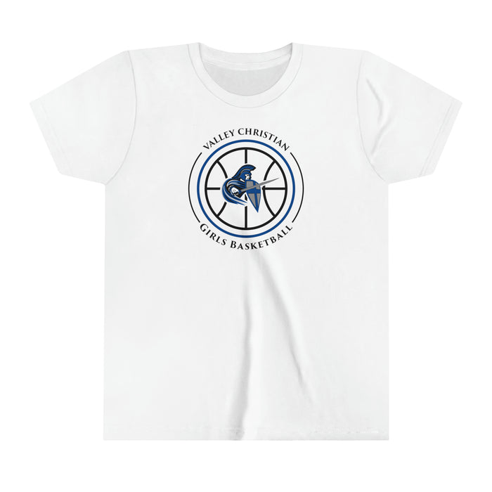 Girls Basketball Youth Bella+Canvas Tee (Shipping Only)