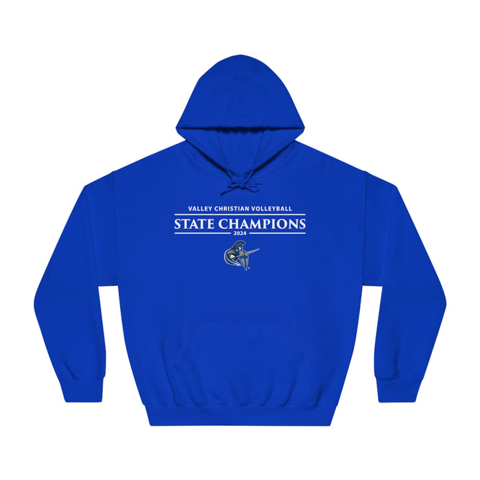 Volleyball 2024 State Champions Unisex Gildan DryBlend® Hoodie Sweatshirt (Shipping Only)