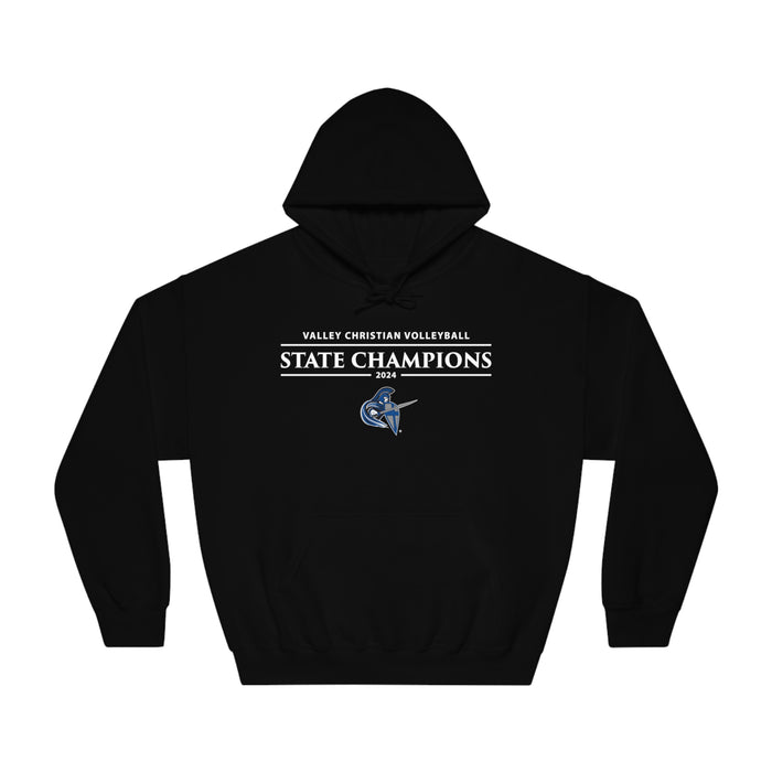 Volleyball 2024 State Champions Unisex Gildan DryBlend® Hoodie Sweatshirt (Shipping Only)