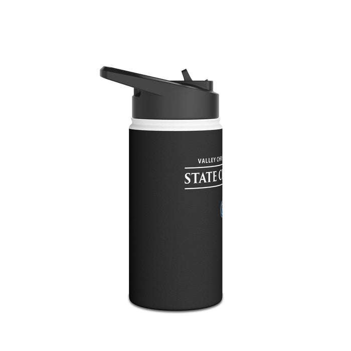 Volleyball 2024 State Champions Stainless Steel Water Bottle, Standard Lid in BLACK (Shipping Only)