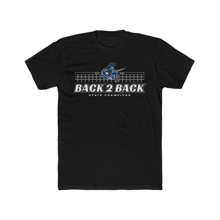Volleyball 2025 Back 2 Back State Champions Unisex Next Level Tee (Shipping Only)