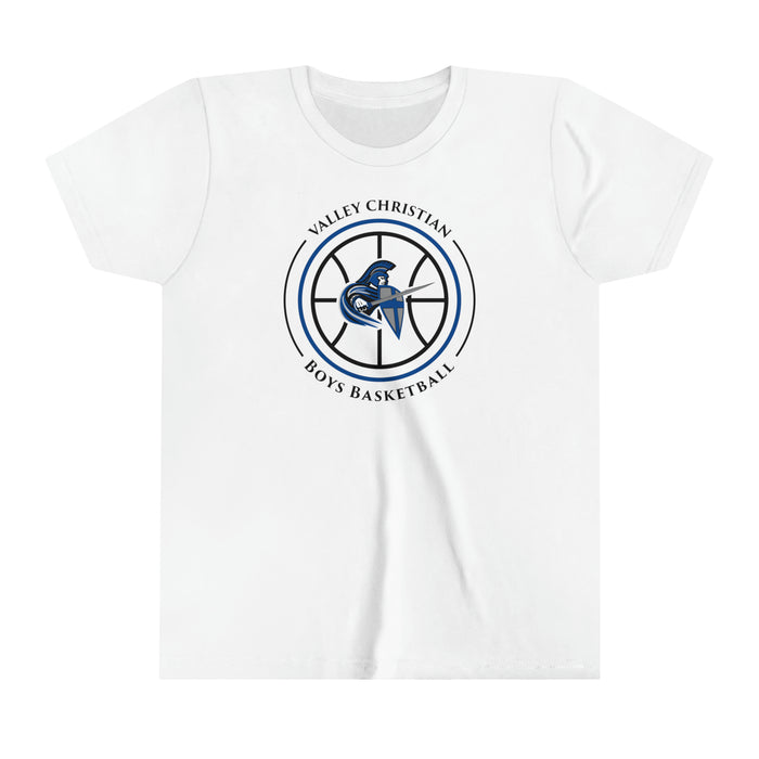 Boys Basketball Youth Bella + Canvas Tee (Shipping Only)