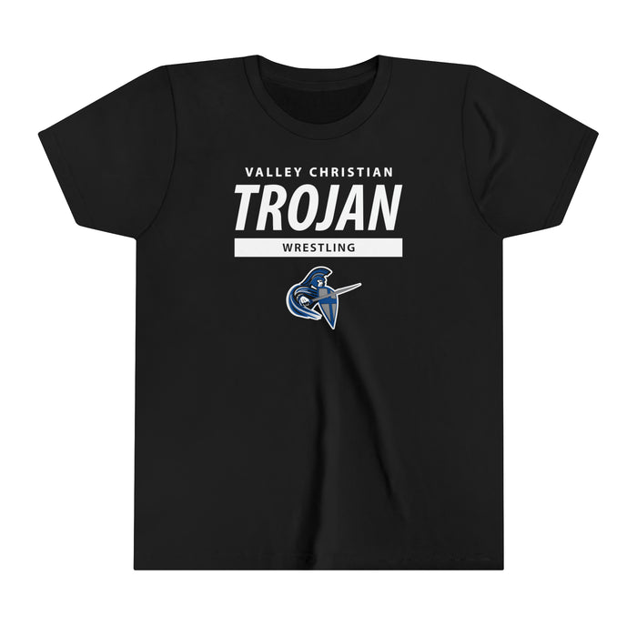 Trojan Wrestling Youth Bella+Canvas Tee (Shipping Only)