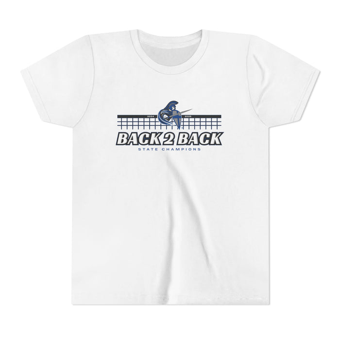 2025 Volleyball State Champions "Back 2 Back" Youth Tee