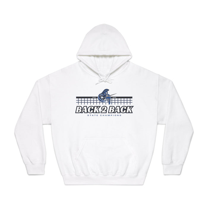 Volleyball 2025 Back 2 Back State Champions Unisex Gildan DryBlend® Hoodie Sweatshirt (Shipping Only)