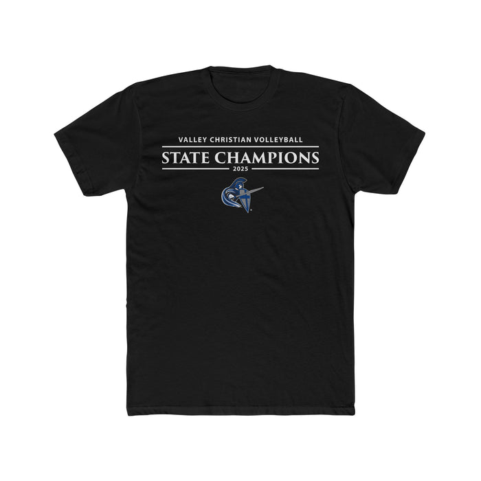 Volleyball 2025 State Champions Unisex Next Level Tee (Shipping Only)