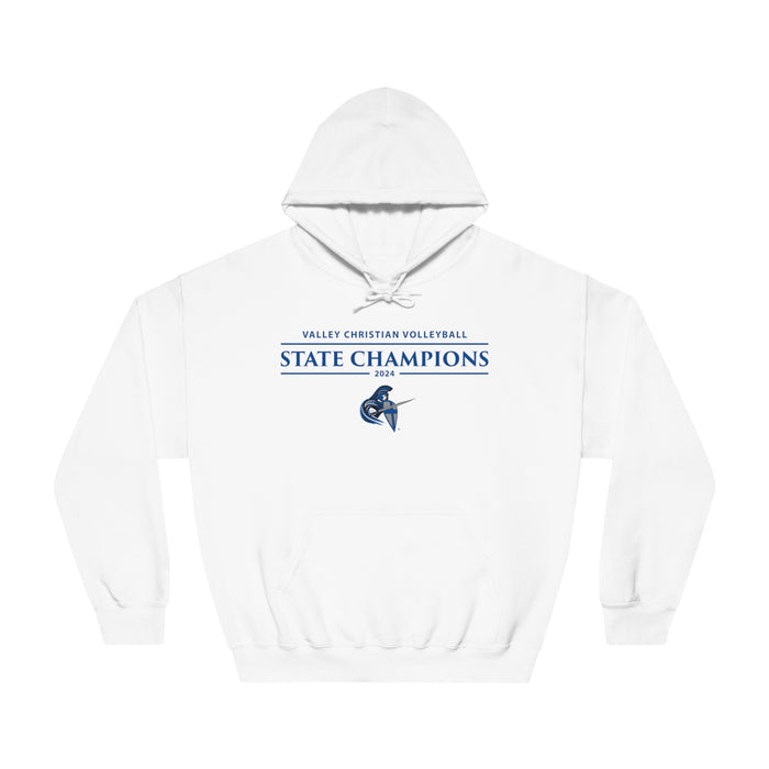 Volleyball 2024 State Champions Unisex Gildan DryBlend® Hoodie Sweatshirt (Shipping Only)