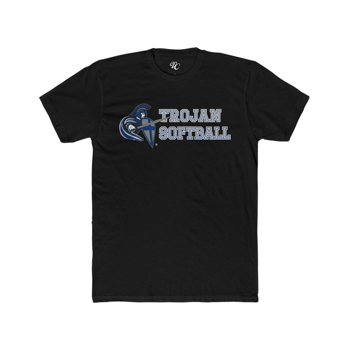 Trojan Softball Shirt Next Level Tee (Shipping Only)