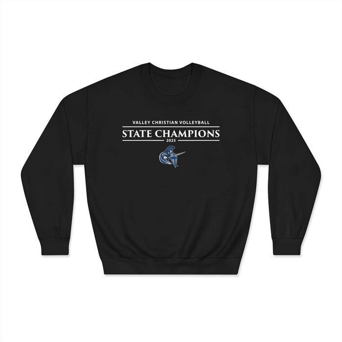 Volleyball 2025 State Champions Unisex DryBlend® Crewneck Sweatshirt (Shipping Only)