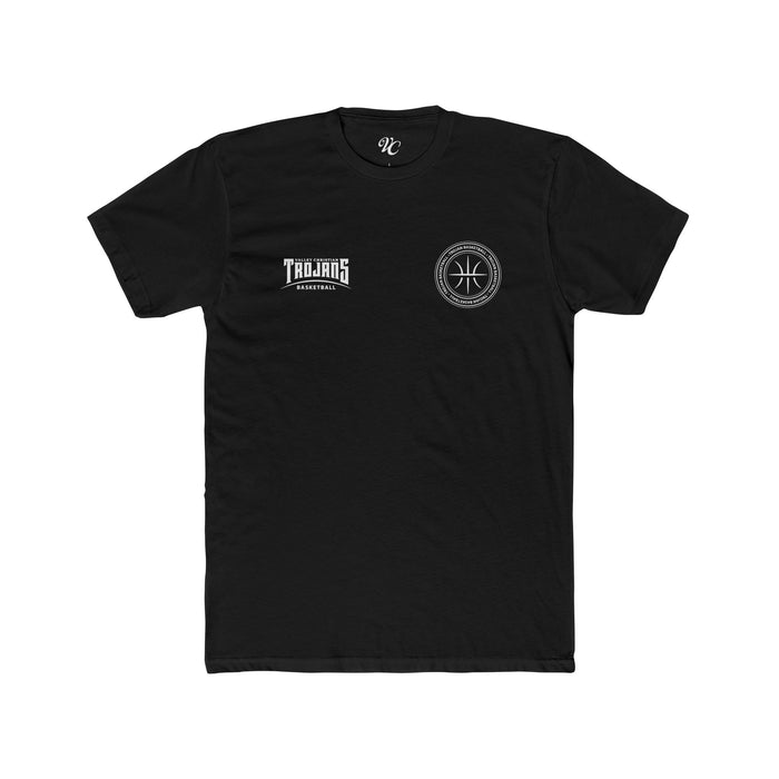 Trojan Basketball Badge Shirt Next Level Tee (Shipping Only)