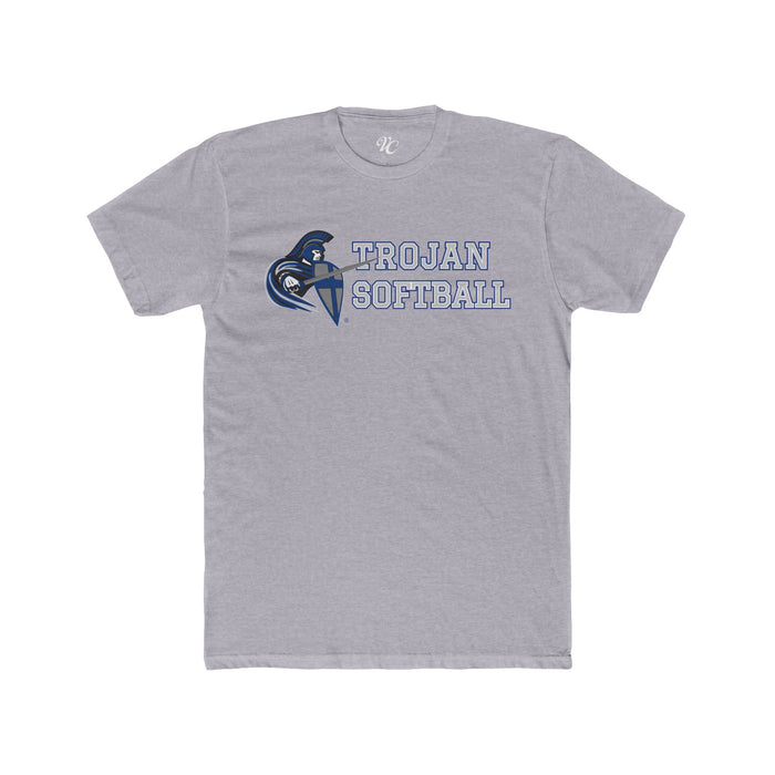 Trojan Softball Shirt Next Level Tee (Shipping Only)