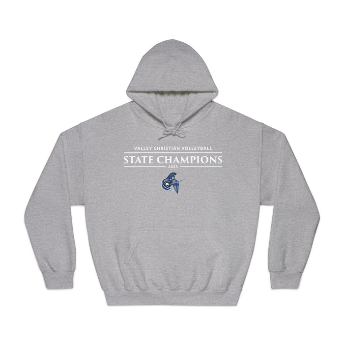 Volleyball 2025 State Champions Unisex Gildan DryBlend® Hoodie Sweatshirt (Shipping Only)