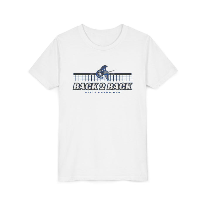 2025 Volleyball State Champions "Back 2 Back" Youth Tee