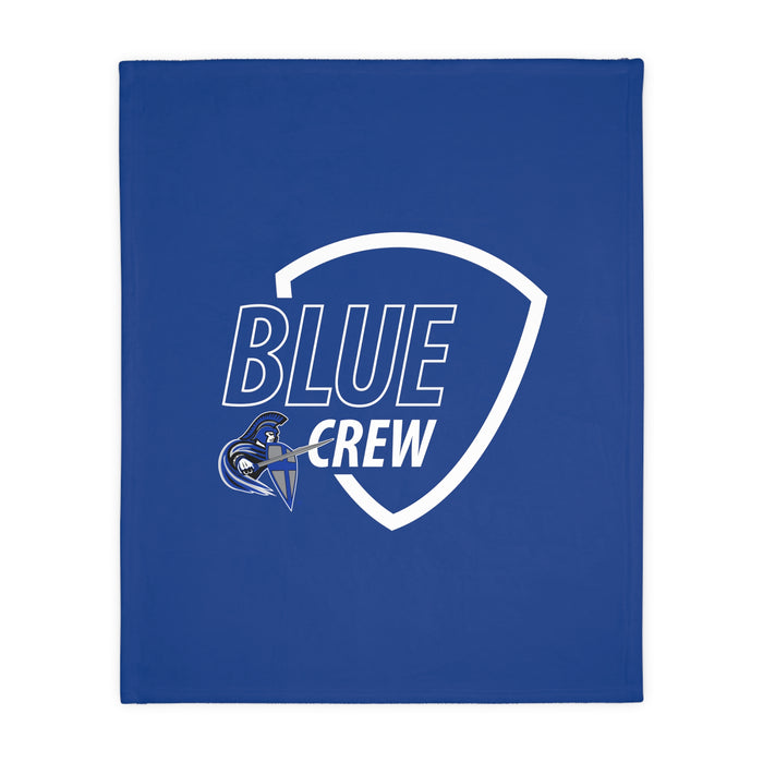 Blue Crew Velveteen Minky Blanket (Shipping Only)