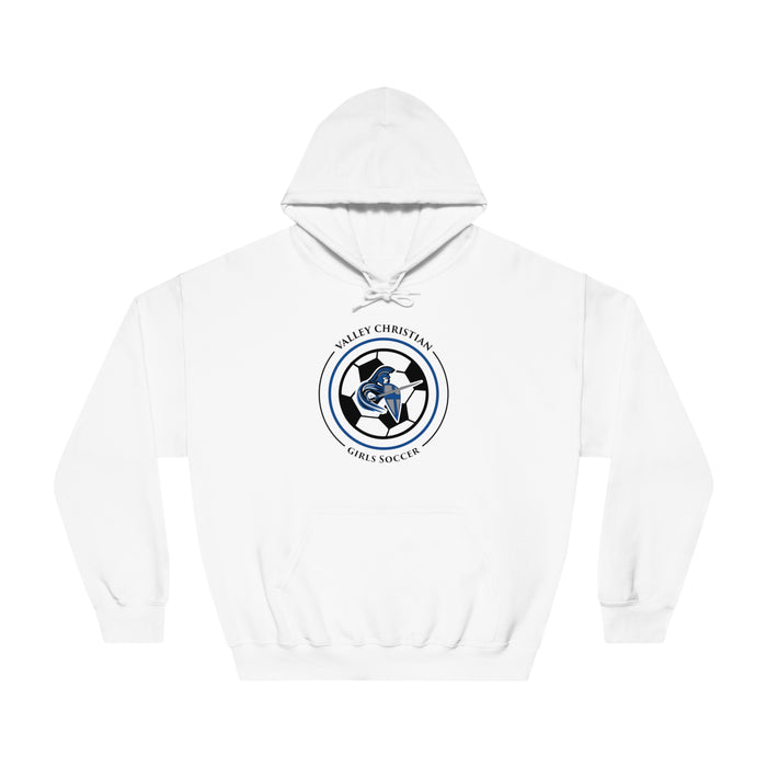 Girls Soccer Ball Gildan DryBlend® Hooded Sweatshirt (Shipping Only)