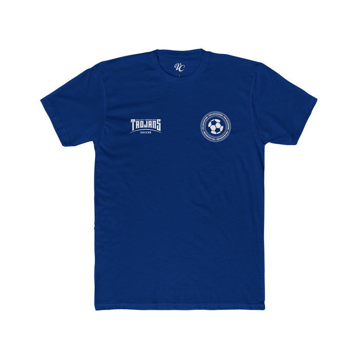 Trojan Soccer Badge Shirt Next Level Tee (Shipping Only)