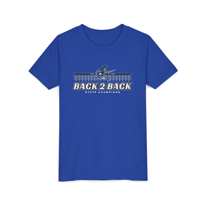 2025 Volleyball State Champions "Back 2 Back" Youth Tee