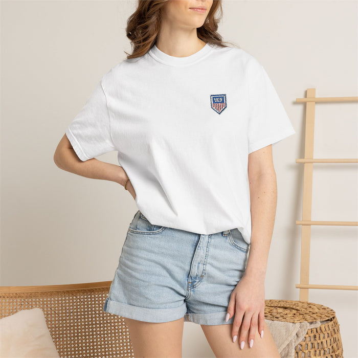 Valley USA Badge Embroidered Comfort Colors T-shirt