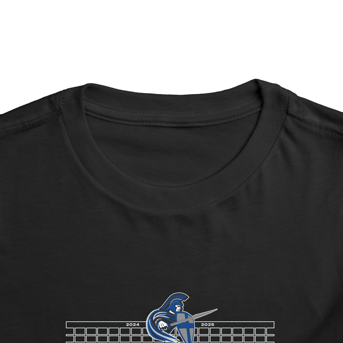 Toddler Volleyball 'Back 2 Back' 2025 State Championship Short Sleeve Tee