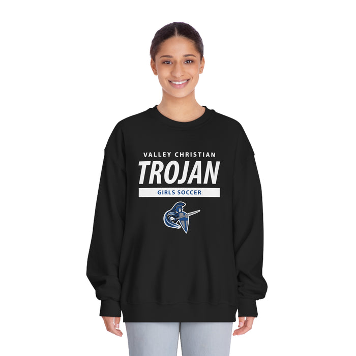 Girls Trojan Soccer Unisex DryBlend® Crewneck Sweatshirt (Shipping Only)
