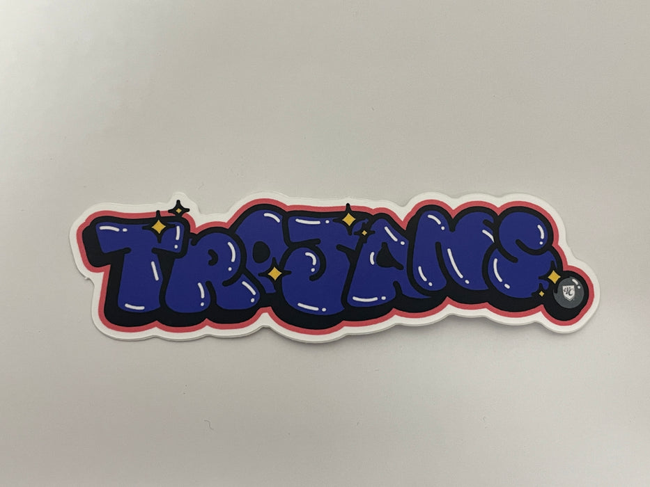 Trojans Bubble Sticker (Pick-Up Only)